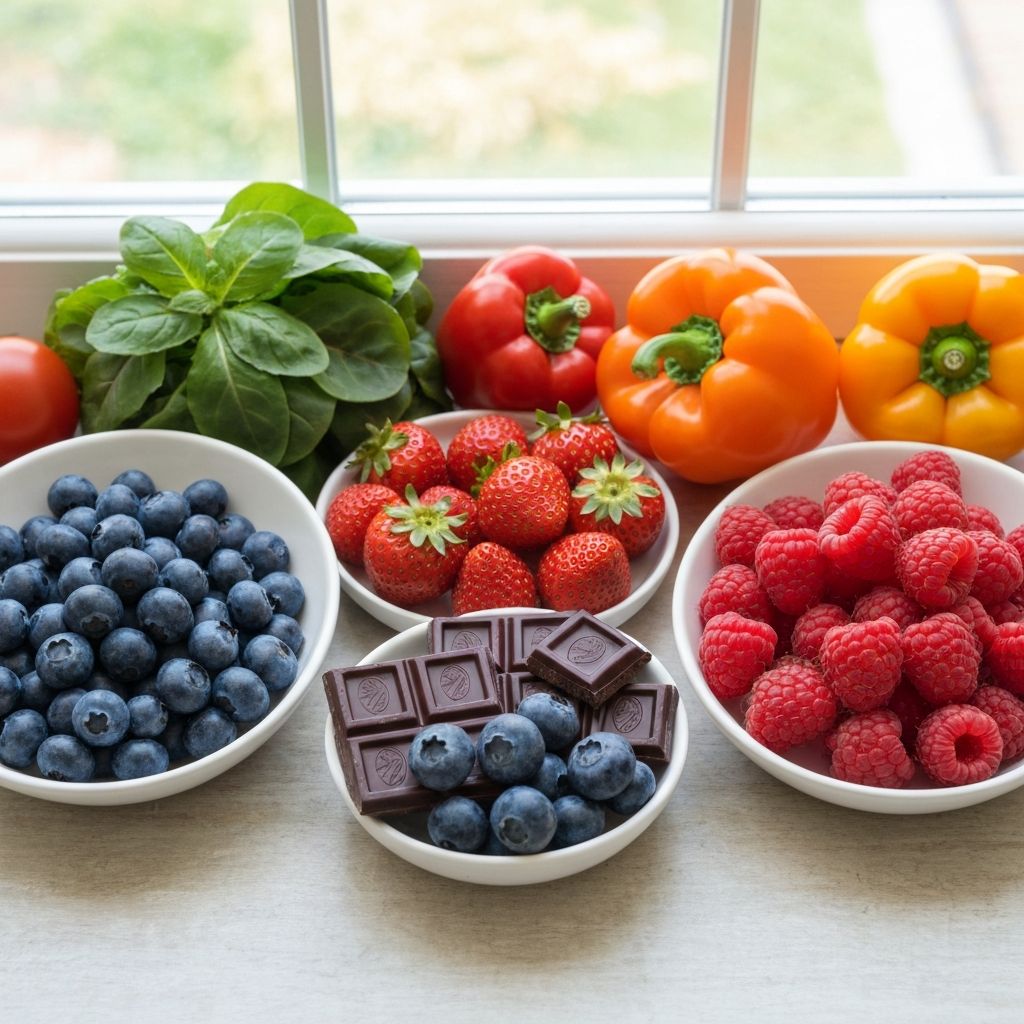 Sources d'antioxydants alimentaires